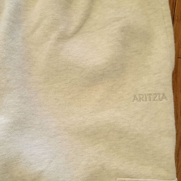 Aritzia Cozy Light Gray  Fleece Mega Cargo™ Jogger sweatpants Women's Size Small - Picture 6 of 9